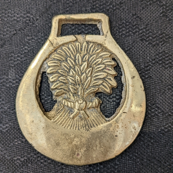 Vintage Brass Horse Medallions - Picture 5 of 6